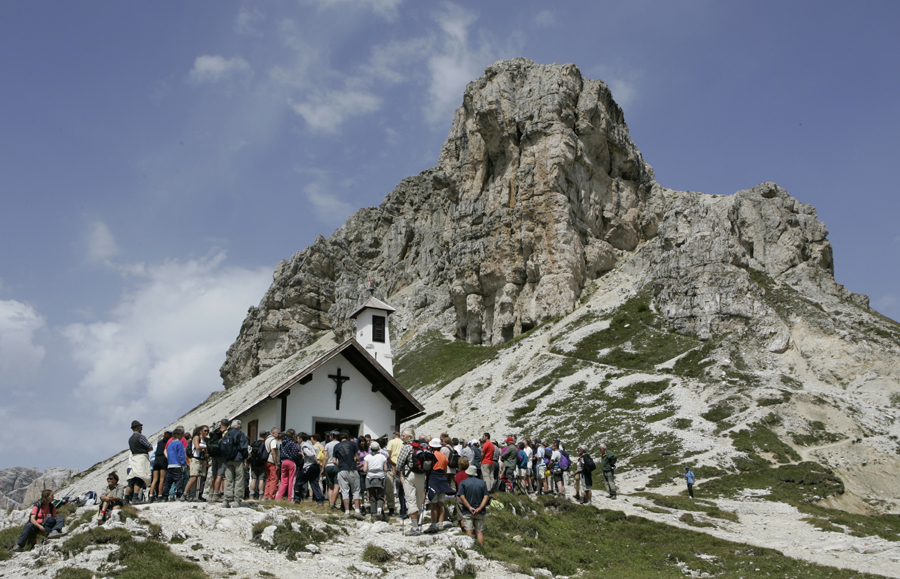 Blick in die Berge.