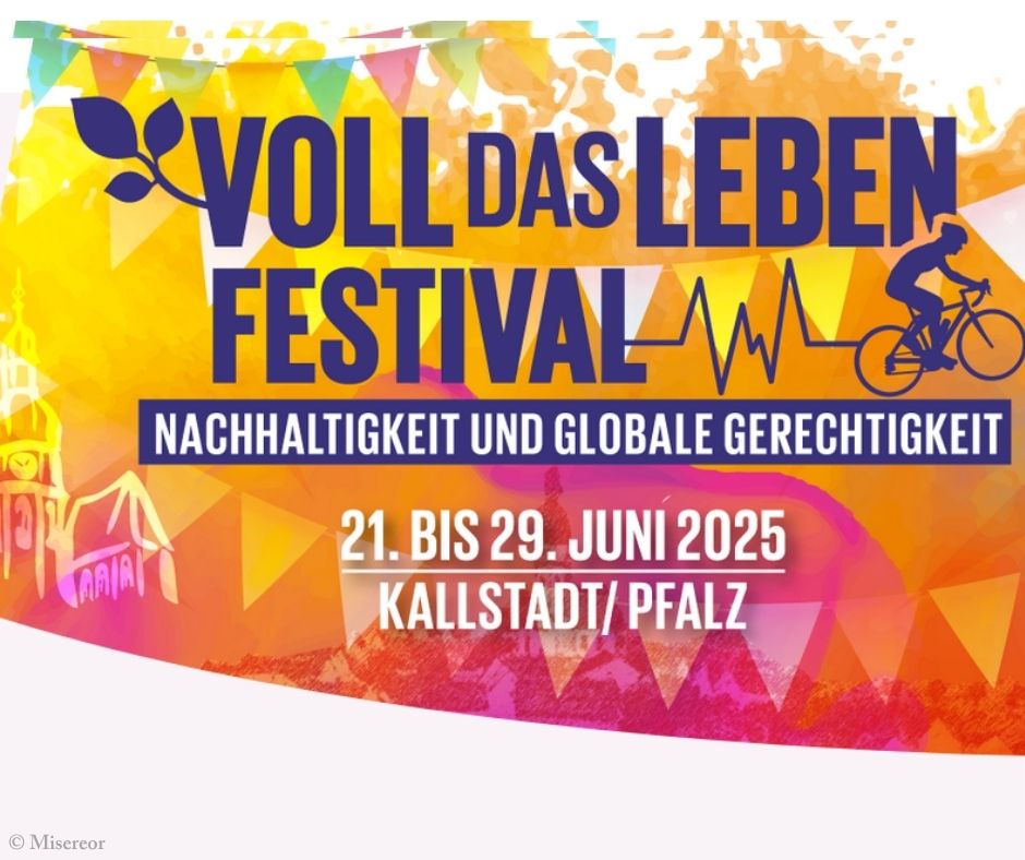 Plakat "Voll das Leben".